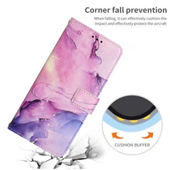 For Samsung Galaxy S25 FE Stand Case Marble Pattern PU Leather Wallet Phone Cover