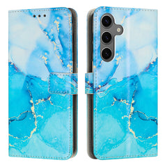 For Samsung Galaxy S25 FE Stand Case Marble Pattern PU Leather Wallet Phone Cover