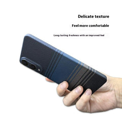 For Samsung Galaxy S25 Edge Magnetic Case Precise Cutouts Gradient Aramid Fiber Phone Cover with Metal Lens Frame