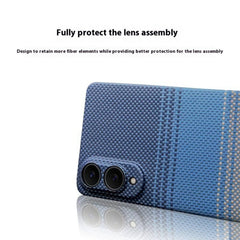 For Samsung Galaxy S25 Edge Magnetic Case Precise Cutouts Gradient Aramid Fiber Phone Cover with Metal Lens Frame