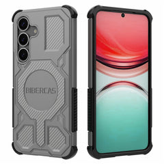 Coque BIBERCAS J-16 Series pour Samsung Galaxy S25, compatible avec MagSafe, anti-chute, TPU + PC 