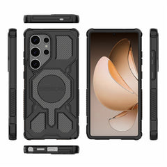 BIBERCAS J-16 Series For Samsung Galaxy S25 Ultra Case Compatible with MagSafe Anti Drop TPU + PC Phone Cover