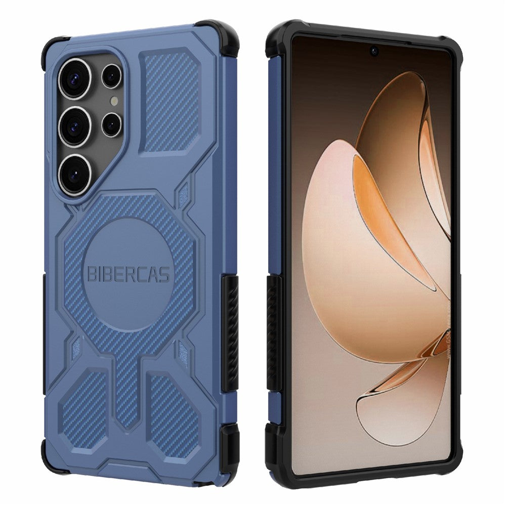 BIBERCAS J-16 Series For Samsung Galaxy S25 Ultra Case Compatible with MagSafe Anti Drop TPU + PC Phone Cover