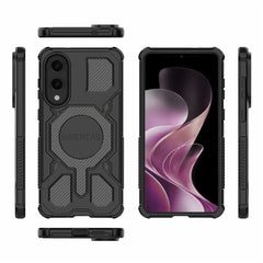 BIBERCAS J-16 Series For Samsung Galaxy S25 Edge Case Compatible with MagSafe Anti Drop TPU + PC Phone Cover