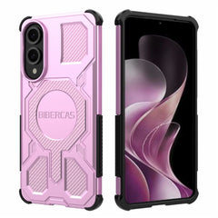 BIBERCAS J-16 Series For Samsung Galaxy S25 Edge Case Compatible with MagSafe Anti Drop TPU + PC Phone Cover