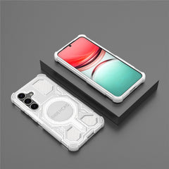 BIBERCAS J-16 Transparent Series für Samsung Galaxy S25 Hülle Kompatibel mit MagSafe TPU + PC Telefonabdeckung 