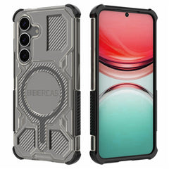 BIBERCAS J-16 Transparent Series For Samsung Galaxy S25+ Case Compatible with MagSafe TPU + PC Phone Cover