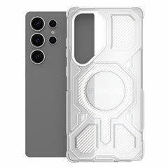 BIBERCAS J-16 Transparent Series für Samsung Galaxy S25 Ultra Hülle Kompatibel mit MagSafe TPU + PC Telefonabdeckung 