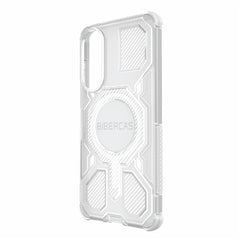 BIBERCAS J-16 Transparent Series For Samsung Galaxy S25 Edge Case Compatible with MagSafe TPU + PC Phone Cover