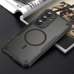 Coque magnétique pour Samsung Galaxy S25 FE compatible MagSafe TPU + PC 