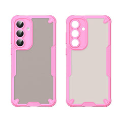 Für Samsung Galaxy S25 FE Hülle PC + TPU Halbtransparente, mattierte Schutzhülle 