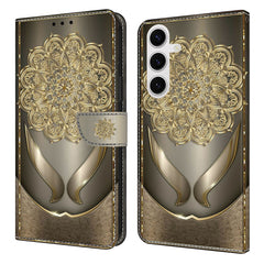 For Samsung Galaxy S25 FE Wallet Case Pattern Printing PU Leather Flip Stand Phone Cover