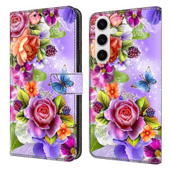 Für Samsung Galaxy S25 Wallet Case Musterdruck PU Leder Flip Stand Telefonabdeckung 
