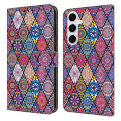 For Samsung Galaxy S25+ Wallet Case Pattern Printing PU Leather Flip Stand Phone Cover