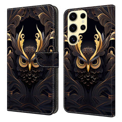 Für Samsung Galaxy S25 Ultra Wallet Case Musterdruck PU Leder Flip Stand Telefonabdeckung 
