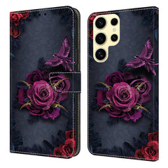 Für Samsung Galaxy S25 Ultra Wallet Case Musterdruck PU Leder Flip Stand Telefonabdeckung 