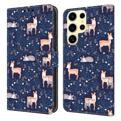 Für Samsung Galaxy S25 Ultra Wallet Case Musterdruck PU Leder Flip Stand Telefonabdeckung 