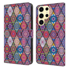 Für Samsung Galaxy S25 Ultra Wallet Case Musterdruck PU Leder Flip Stand Telefonabdeckung 