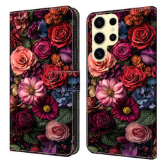 Für Samsung Galaxy S25 Ultra Wallet Case Musterdruck PU Leder Flip Stand Telefonabdeckung 