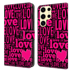 Für Samsung Galaxy S25 Ultra Wallet Case Musterdruck PU Leder Flip Stand Telefonabdeckung 