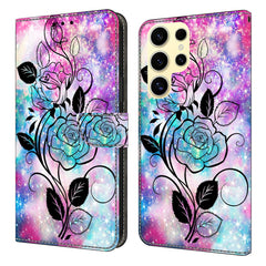 Für Samsung Galaxy S25 Ultra Wallet Case Musterdruck PU Leder Flip Stand Telefonabdeckung 