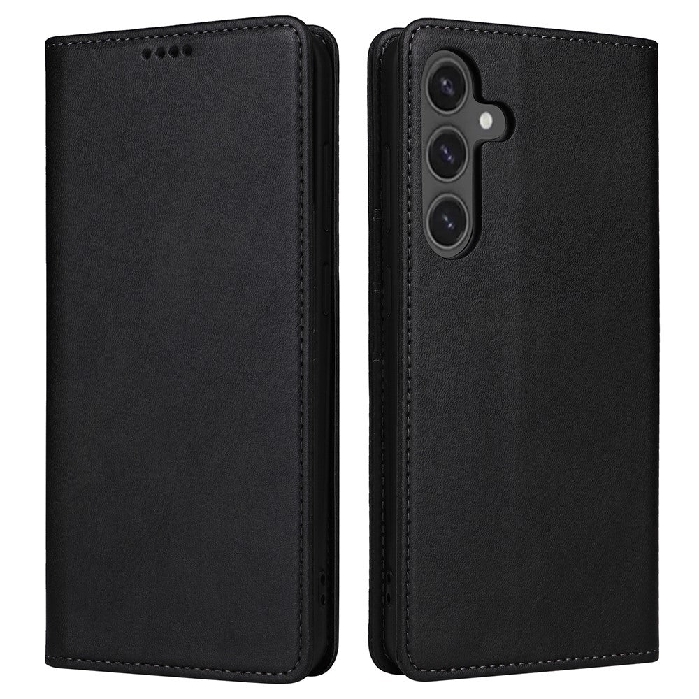 Étui portefeuille en cuir PU avec blocage RFID pour Samsung Galaxy S25 FE 