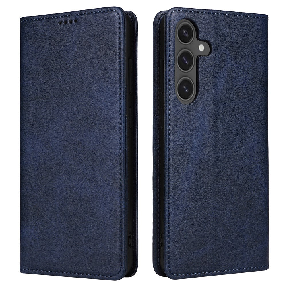Étui portefeuille en cuir PU avec blocage RFID pour Samsung Galaxy S25 FE 