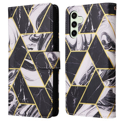 Für Samsung Galaxy S25 FE Hülle Lackierte Marmormuster Leder Handyhülle mit Handschlaufe 