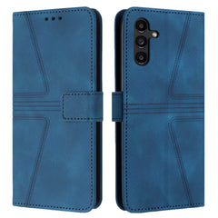 Für Samsung Galaxy S25 FE Hülle Dreieck Aufdruck Anti-Scratch Telefon Brieftasche Abdeckung 