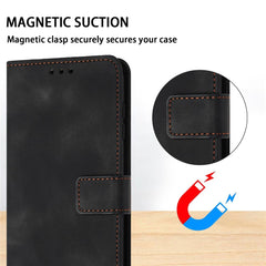 Étui portefeuille en cuir de couleur unie pour Samsung Galaxy S25 FE