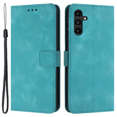 Étui portefeuille en cuir de couleur unie pour Samsung Galaxy S25 FE