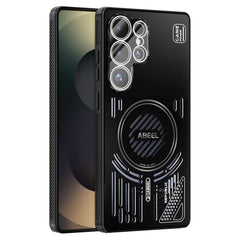 ABEEL For Samsung Galaxy S25 Ultra Magnetic Case Aluminium Alloy + PC + TPU Hollow Heat Dissipation Phone Cover