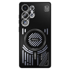 ABEEL For Samsung Galaxy S25 Ultra Magnetic Case Aluminium Alloy + PC + TPU Hollow Heat Dissipation Phone Cover