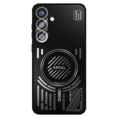 ABEEL For Samsung Galaxy S25+ Magnetic Case Aluminium Alloy + PC + TPU Hollow Heat Dissipation Phone Cover