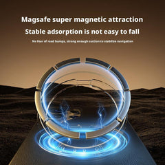 For Samsung Galaxy S24 Ultra Magnetic Case with Kickstand Borderless PU + Metal Drop Proof Phone Back Cover