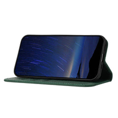 Für Samsung Galaxy S25 FE Hülle Gewebte Textur PU Leder Brieftasche Telefonabdeckung mit Handschlaufe 