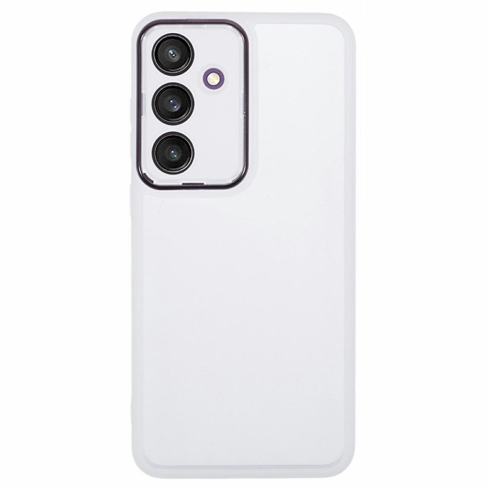 Coque pour Samsung Galaxy S25 FE avec cadre photo galvanisé en TPU 