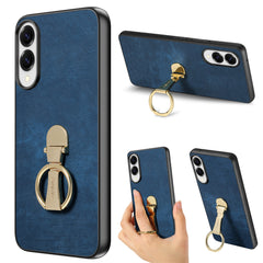 For Samsung Galaxy S25 Edge Case CASENEO D22 Folding Kickstand Retro Leather Back Phone Cover