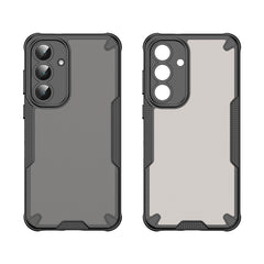 Coque arrière anti-chute en TPU pour Samsung Galaxy S25 FE, série WANLONFENG MFFJ, avec film protecteur d'écran 