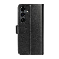 Für Samsung Galaxy S25 FE Fall Crazy Horse Textur Stand Leder Telefon Abdeckung 