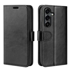 Für Samsung Galaxy S25 FE Fall Crazy Horse Textur Stand Leder Telefon Abdeckung 