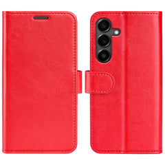 Für Samsung Galaxy S25 FE Fall Crazy Horse Textur Stand Leder Telefon Abdeckung 