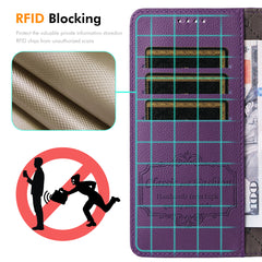 For Samsung Galaxy S25 Edge Wallet Case with Strap ENKAY HAT PRINCE RFID Blocking Leather Stand Phone Cover