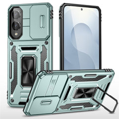 For Samsung Galaxy S25 Edge Case Kickstand Slide Lens Lid PC + TPU Drop