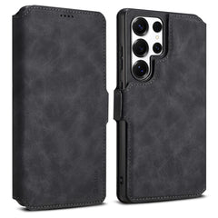 Étui portefeuille magnétique détachable DENIOR B06 pour Samsung Galaxy S24 Ultra, en cuir et TPU 
