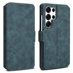 DENIOR B07 For Samsung Galaxy S24 Ultra Case Leather + PC Magnetic Detachable Wallet Phone Cover