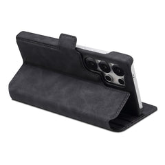 DENIOR B07 For Samsung Galaxy S25 Ultra Case Leather + PC Magnetic Detachable Wallet Phone Cover