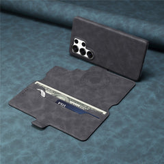 DENIOR B07 For Samsung Galaxy S25 Ultra Case Leather + PC Magnetic Detachable Wallet Phone Cover