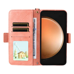 Étui portefeuille en cuir avec fermeture magnétique et bandoulière pour Samsung Galaxy S25 FE 