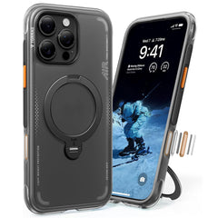 TORRAS Ostand Q3 Air Series For iPhone 16 Pro Max Magnetic Case Rotation Kickstand TPU PC Phone Cover